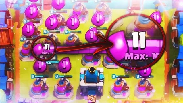 Control avanzado de elixir en Clash Royale